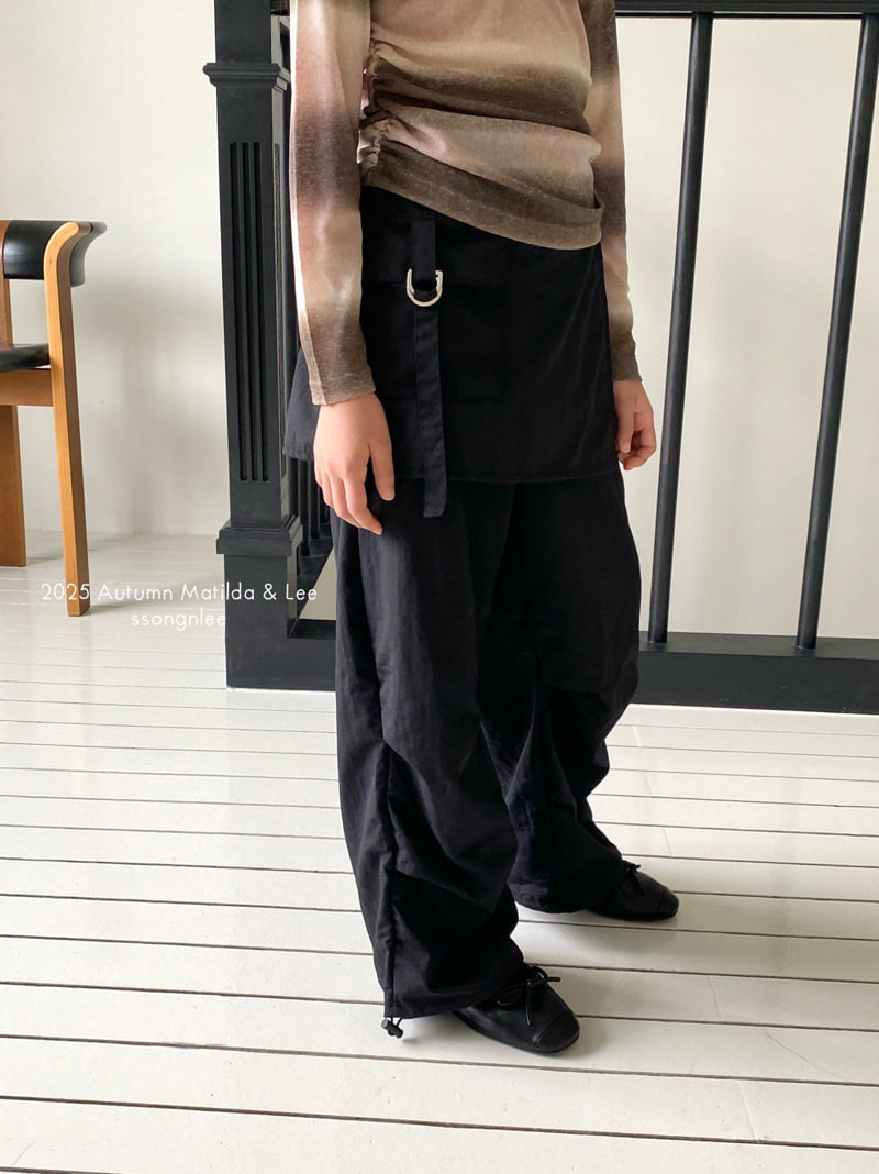 Matilda & Lee - Korean Children Fashion - #stylishchildhood - D-Lap Skirt Pants - 5