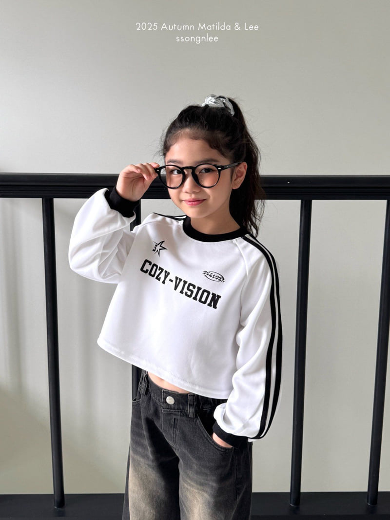 Matilda & Lee - Korean Children Fashion - #stylishchildhood - Crop Line Tee