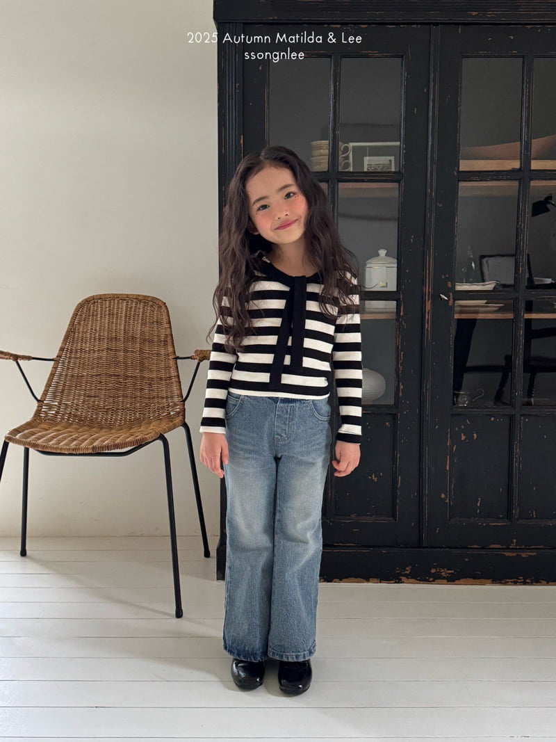 Matilda & Lee - Korean Children Fashion - #stylishchildhood - Sailor Stripe Knit Tee - 7