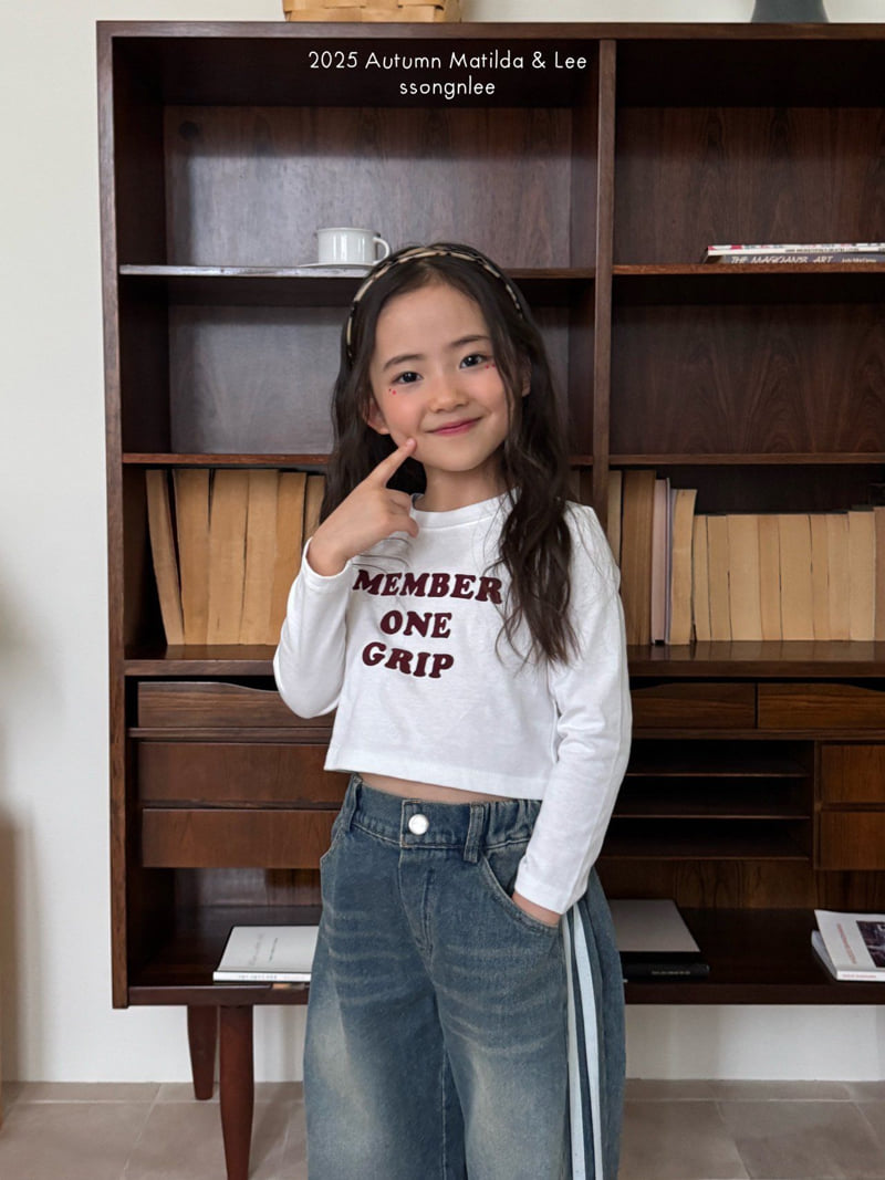 Matilda & Lee - Korean Children Fashion - #todddlerfashion - Member Hooking Crop Tee - 11