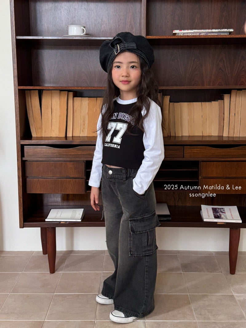 Matilda & Lee - Korean Children Fashion - #toddlerclothing - San Diego Crop Tee - 5
