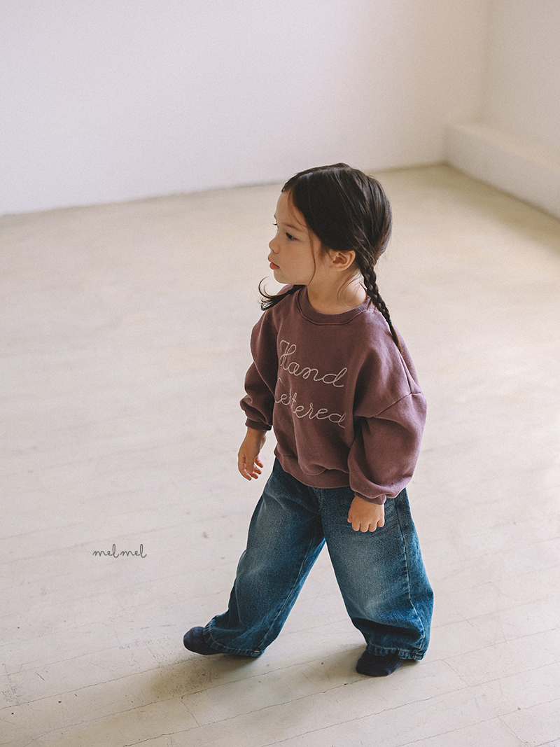 Melmel - Korean Children Fashion - #Kfashion4kids - Embroidery Sweatshirt - 8