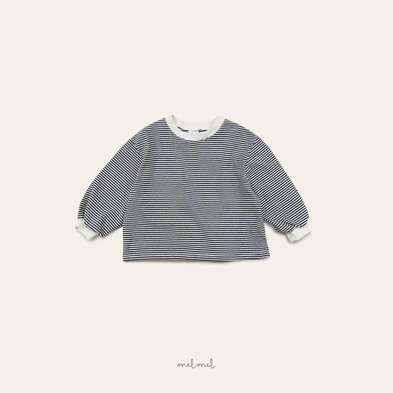 Melmel - Korean Children Fashion - #Kfashion4kids - Stripe Tee - 5