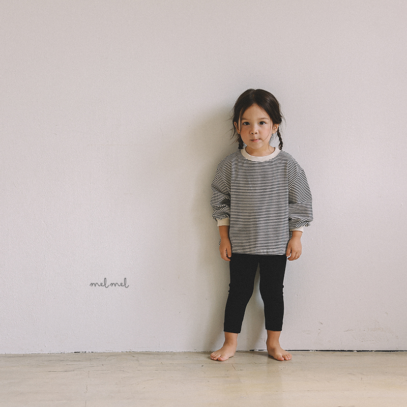 Melmel - Korean Children Fashion - #Kfashion4kids - Ribbed Leggings - 12