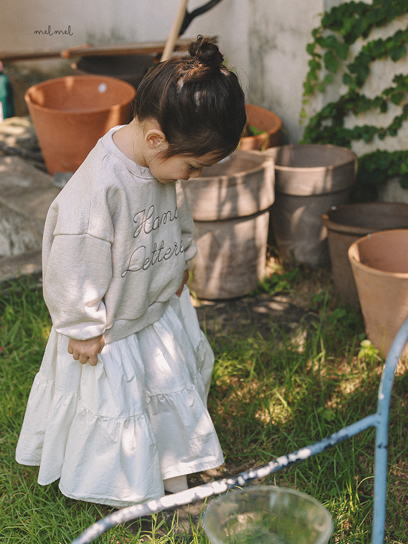 Melmel - Korean Children Fashion - #Kfashion4kids - Tiered Long Skirt - 7