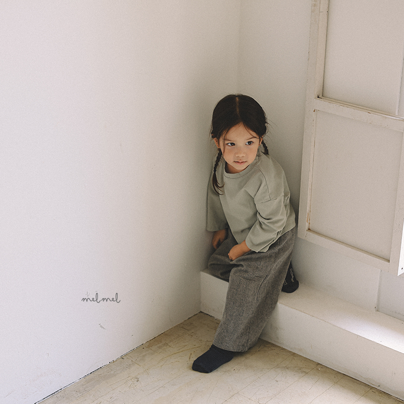 Melmel - Korean Children Fashion - #stylishchildhood - Cotton Denim Pants - 4