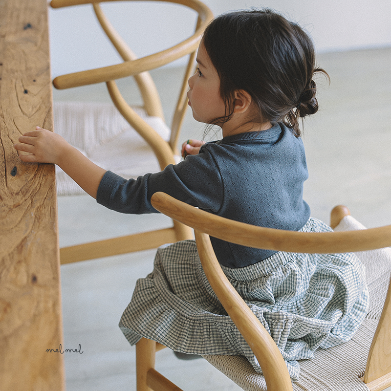 Melmel - Korean Children Fashion - #childofig - Eyelet Tee - 7