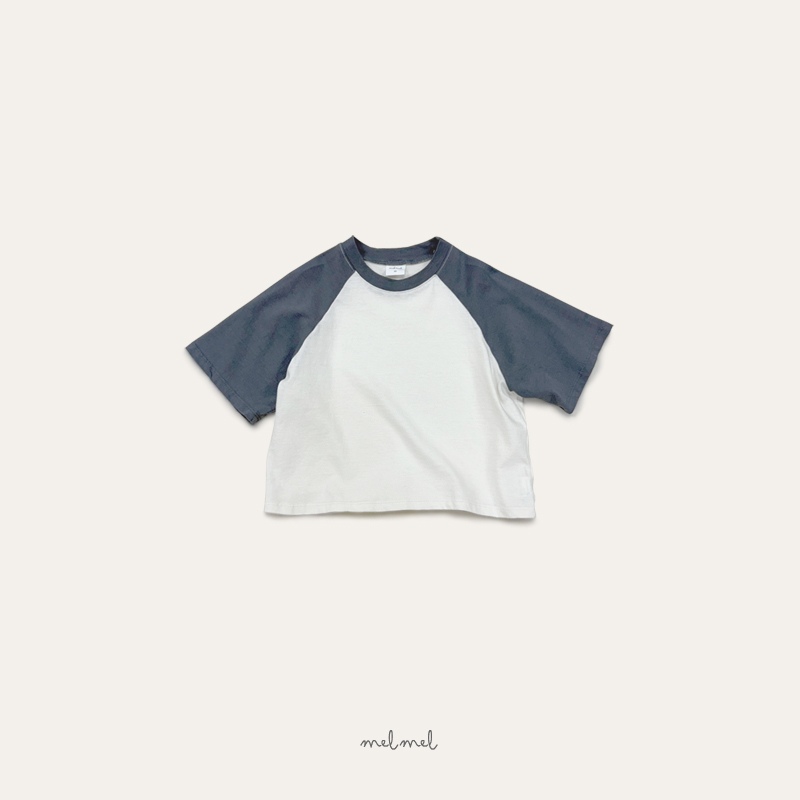 Melmel - Korean Children Fashion - #childrensboutique - Raglan Sleeve Tee - 4