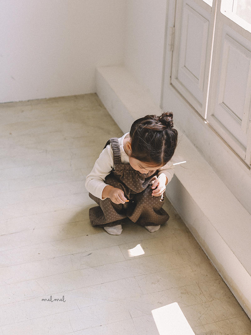 Melmel - Korean Children Fashion - #designkidswear - Dot Overall - 11