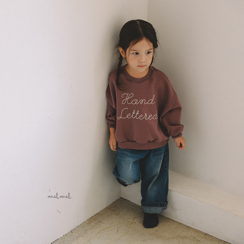 Melmel - Korean Children Fashion - #designkidswear - Brushed Denim Pants - 9