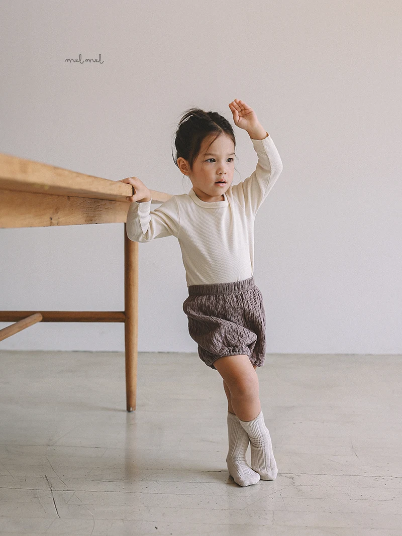 Melmel - Korean Children Fashion - #designkidswear - Diamond Short Bloomer - 7