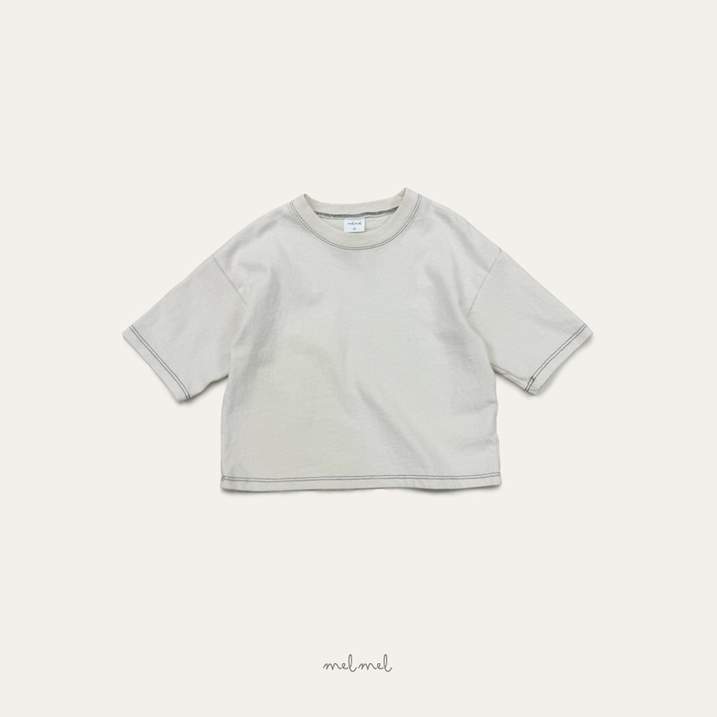 Melmel - Korean Children Fashion - #designkidswear - Stitch Tee - 3