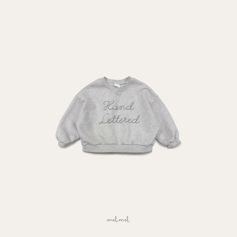 Melmel - Korean Children Fashion - #discoveringself - Embroidery Sweatshirt - 3