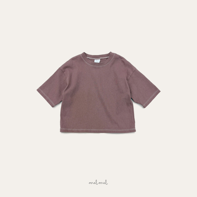 Melmel - Korean Children Fashion - #designkidswear - Stitch Tee - 4