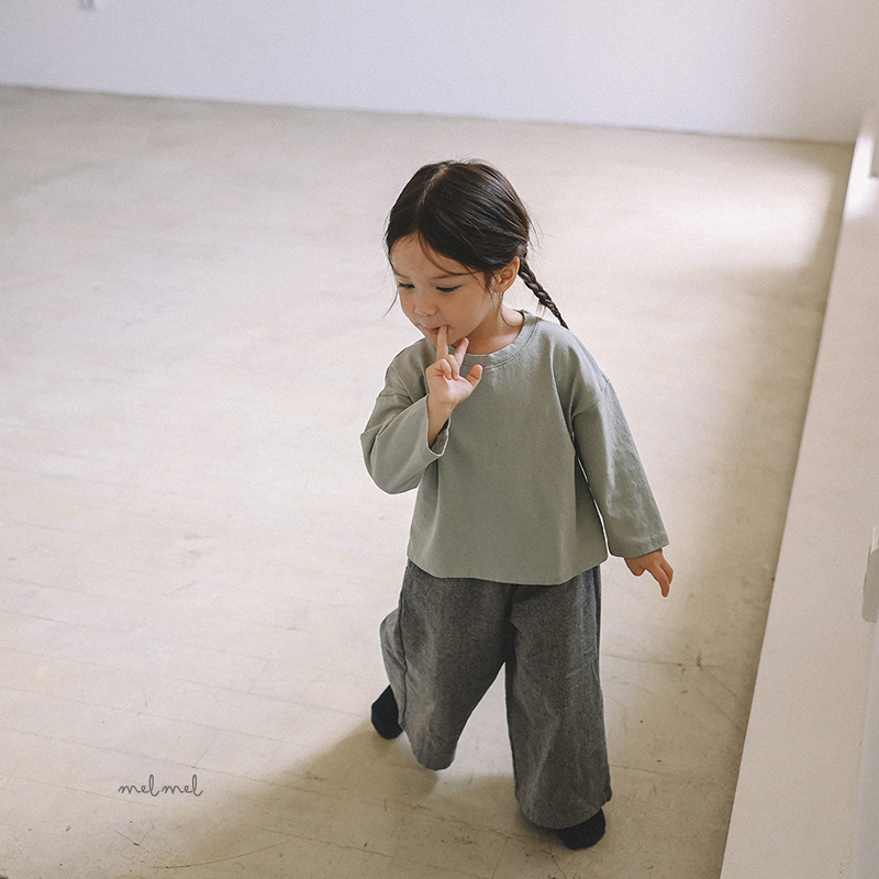 Melmel - Korean Children Fashion - #fashionkids - Cotton Denim Pants - 8