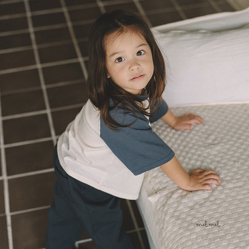 Melmel - Korean Children Fashion - #fashionkids - Raglan Sleeve Tee - 6