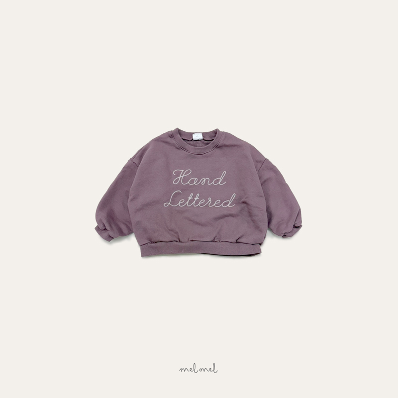 Melmel - Korean Children Fashion - #discoveringself - Embroidery Sweatshirt - 4