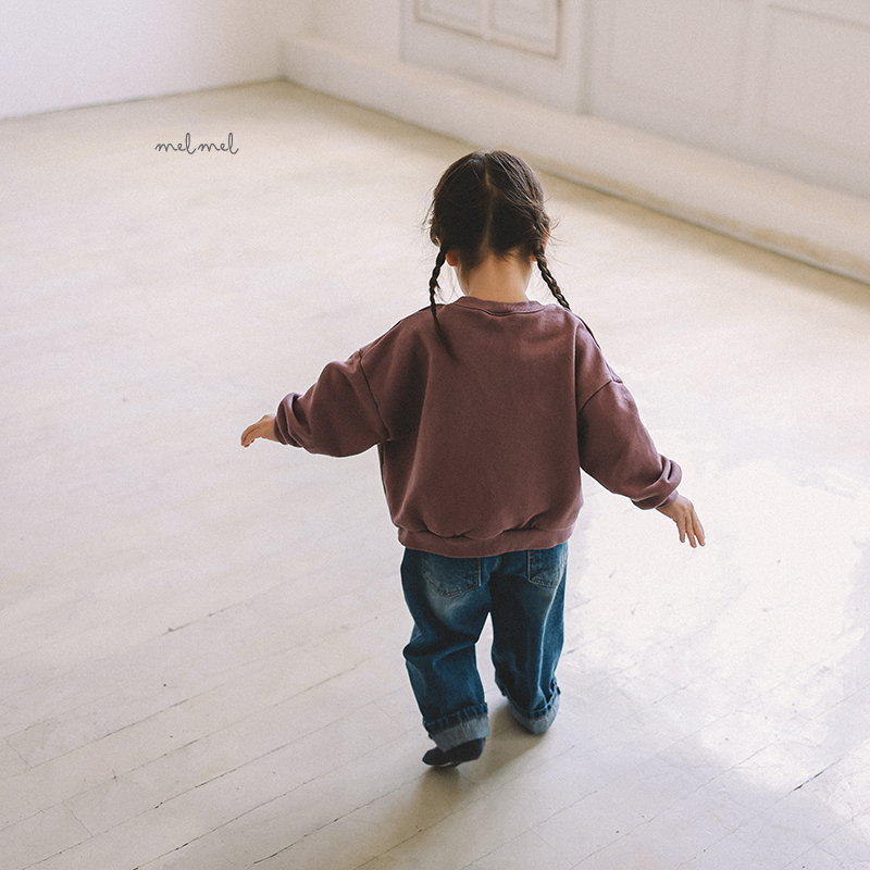 Melmel - Korean Children Fashion - #fashionkids - Brushed Denim Pants - 11