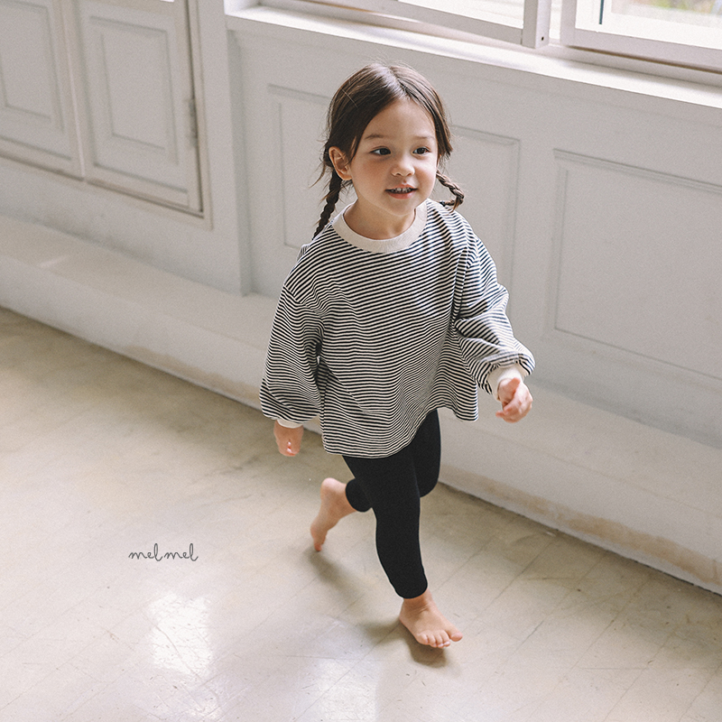 Melmel - Korean Children Fashion - #fashionkids - Ribbed Leggings - 8
