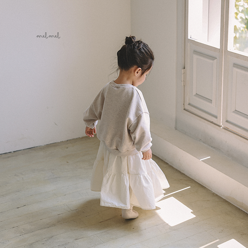 Melmel - Korean Children Fashion - #fashionkids - Tiered Long Skirt - 4