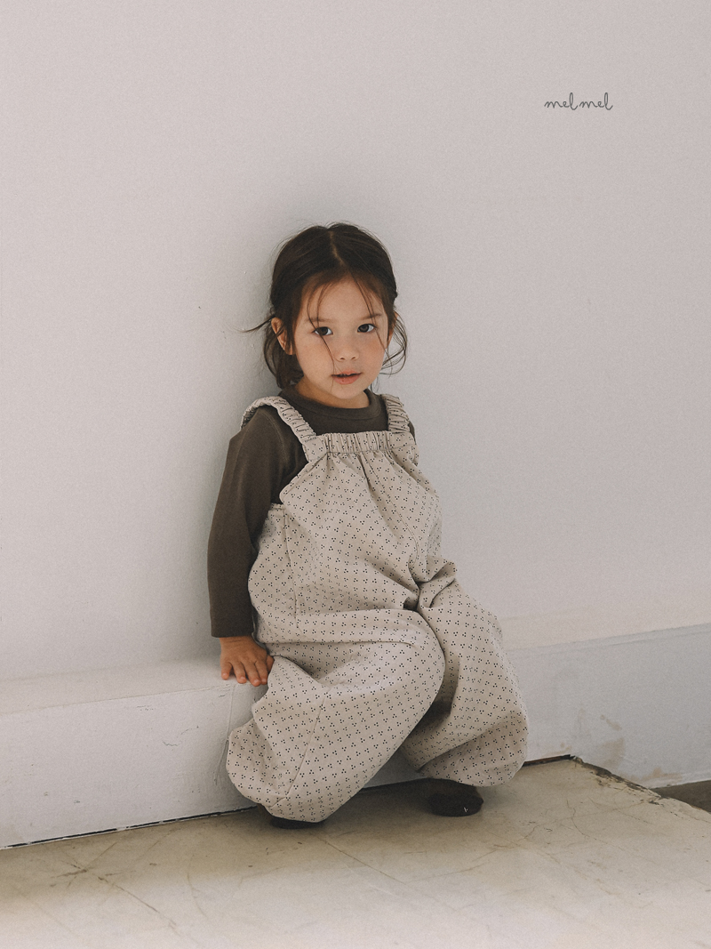 Melmel - Korean Children Fashion - #kidsstore - Dot Overall