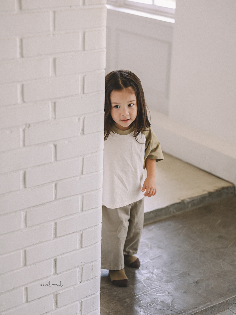 Melmel - Korean Children Fashion - #kidzfashiontrend - Raglan Sleeve Tee - 9