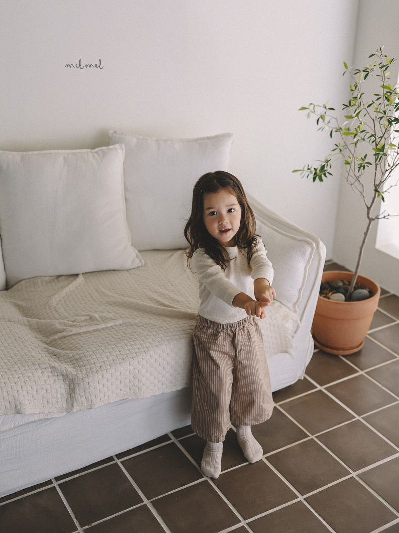 Melmel - Korean Children Fashion - #kidzfashiontrend - ST Cotton Pants - 8