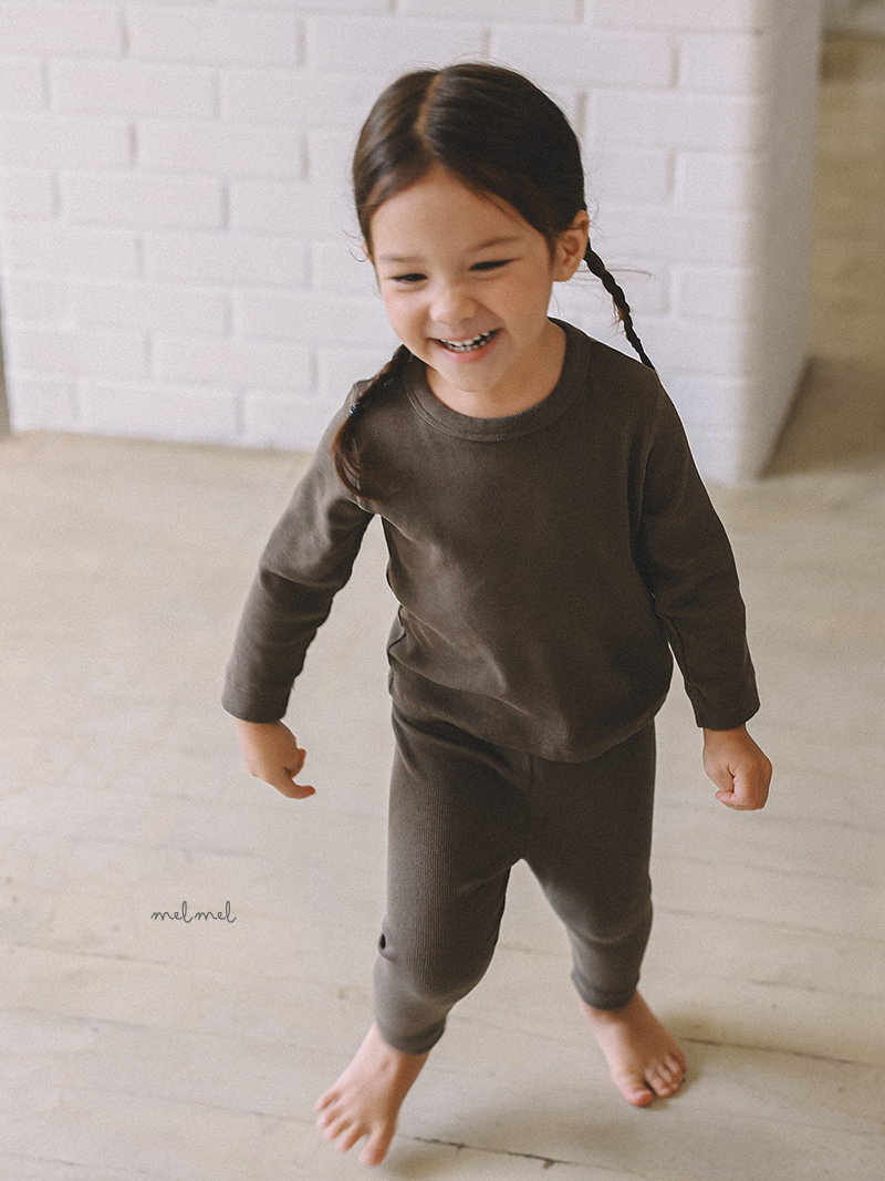 Melmel - Korean Children Fashion - #kidzfashiontrend - Ribbed Tee - 3