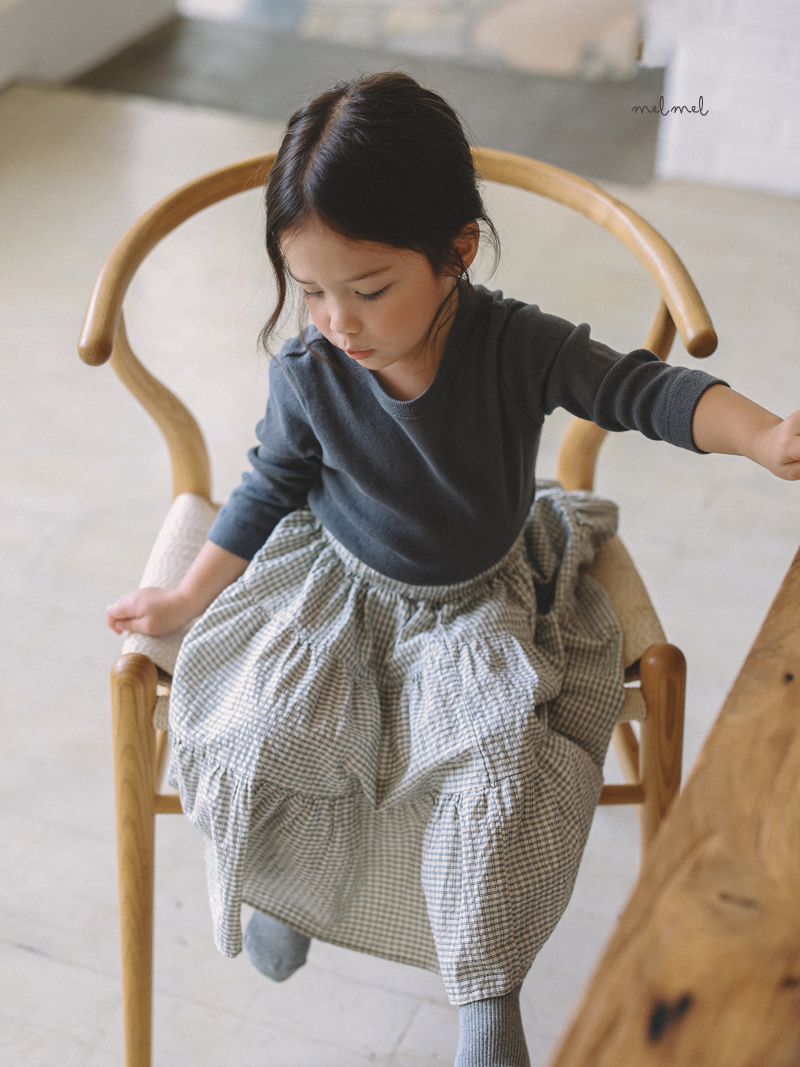 Melmel - Korean Children Fashion - #kidzfashiontrend - Eyelet Tee