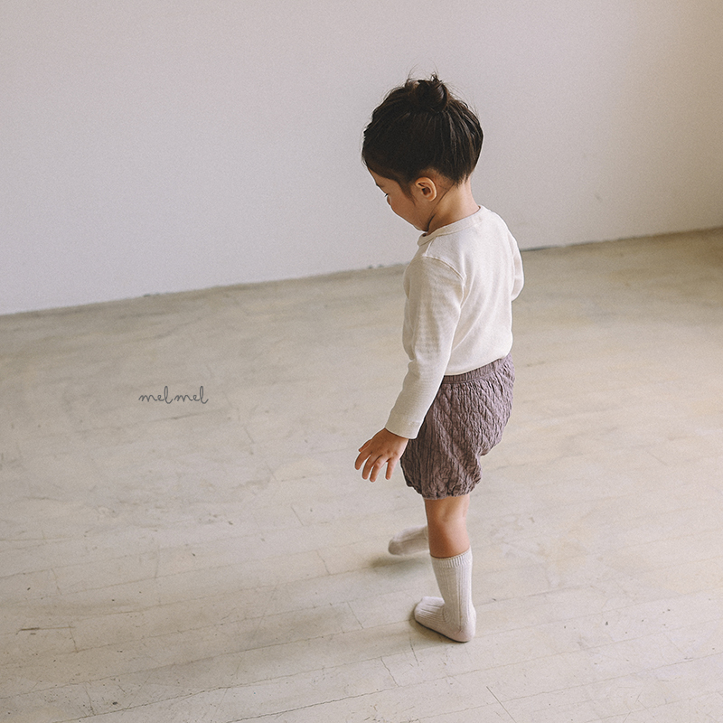 Melmel - Korean Children Fashion - #kidzfashiontrend - Diamond Short Bloomer - 12