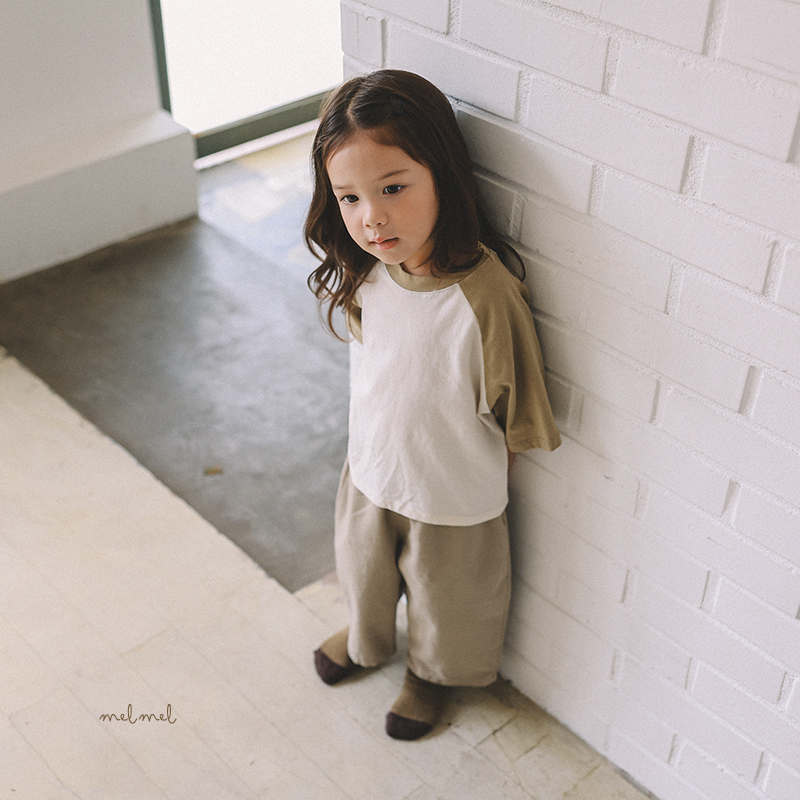 Melmel - Korean Children Fashion - #littlefashionista - Raglan Sleeve Tee - 11