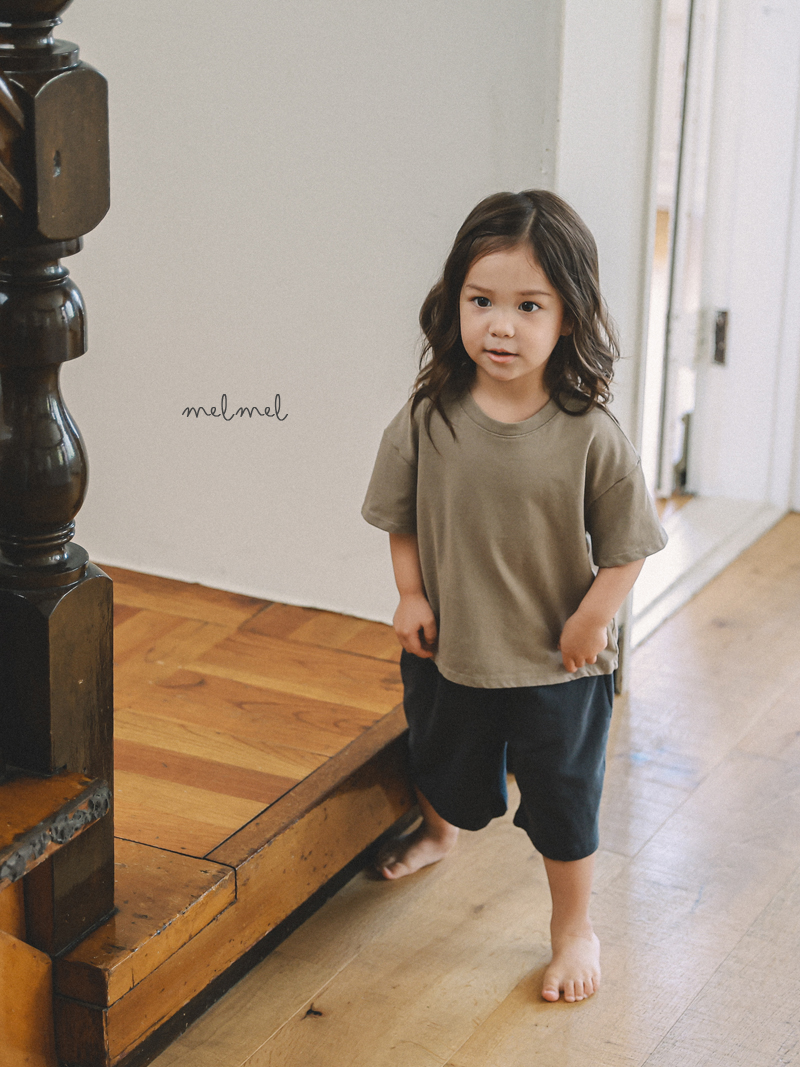 Melmel - Korean Children Fashion - #littlefashionista - Loose Fit Short Sleeve Tee - 8