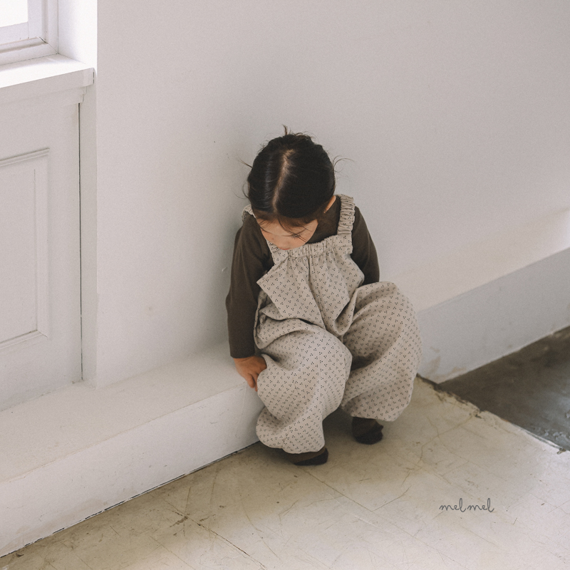 Melmel - Korean Children Fashion - #Kfashion4kids - Dot Overall - 4
