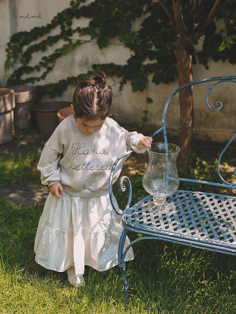 Melmel - Korean Children Fashion - #littlefashionista - Tiered Long Skirt - 8