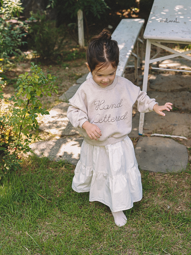 Melmel - Korean Children Fashion - #magicofchildhood - Tiered Long Skirt - 9