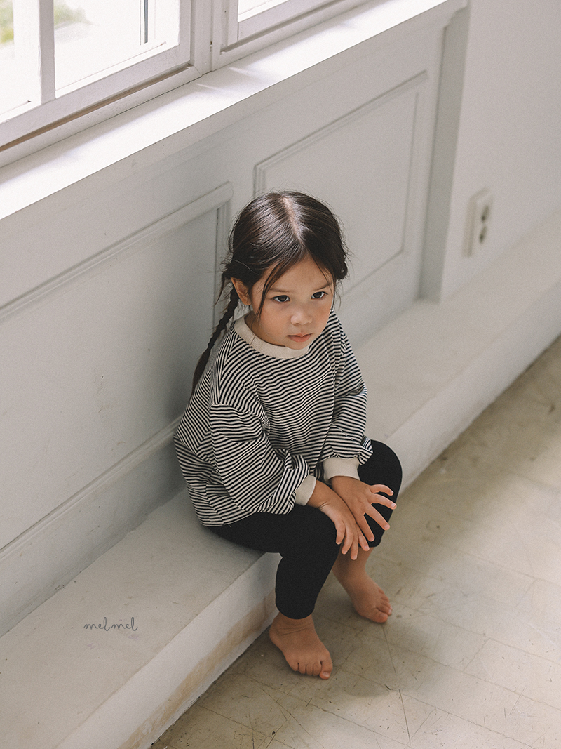 Melmel - Korean Children Fashion - #minifashionista - Stripe Tee - 8
