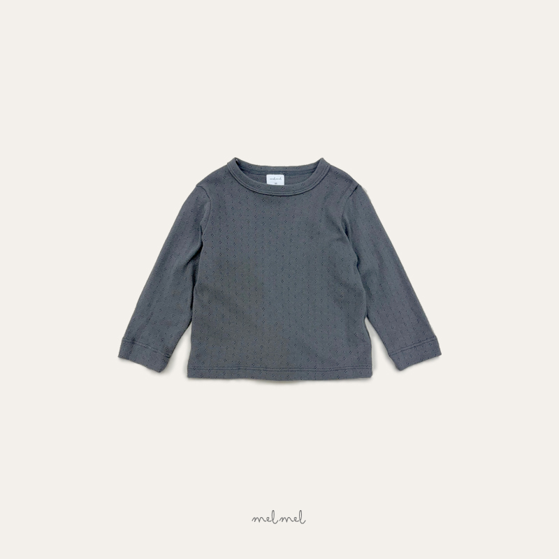 Melmel - Korean Children Fashion - #minifashionista - Eyelet Tee - 5