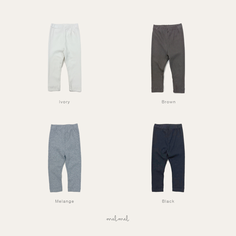 Melmel - Korean Children Fashion - #minifashionista - Ribbed Leggings