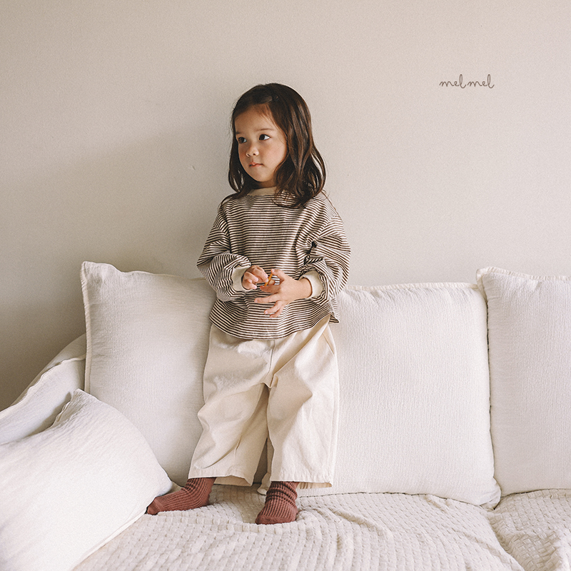 Melmel - Korean Children Fashion - #prettylittlegirls - Stripe Tee - 9