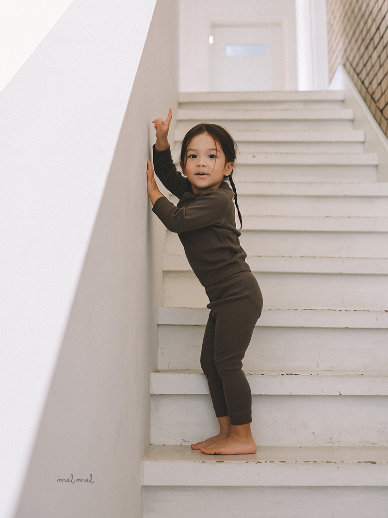 Melmel - Korean Children Fashion - #prettylittlegirls - Ribbed Tee - 8