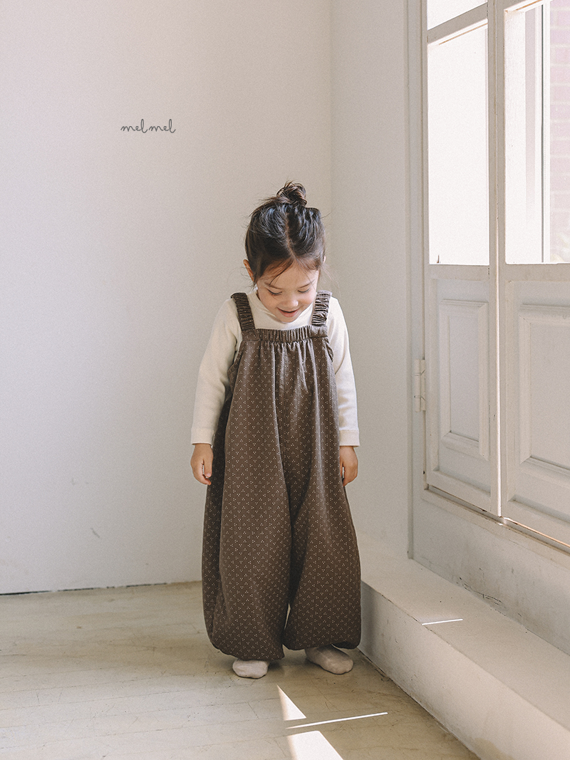 Melmel - Korean Children Fashion - #prettylittlegirls - Dot Overall - 7