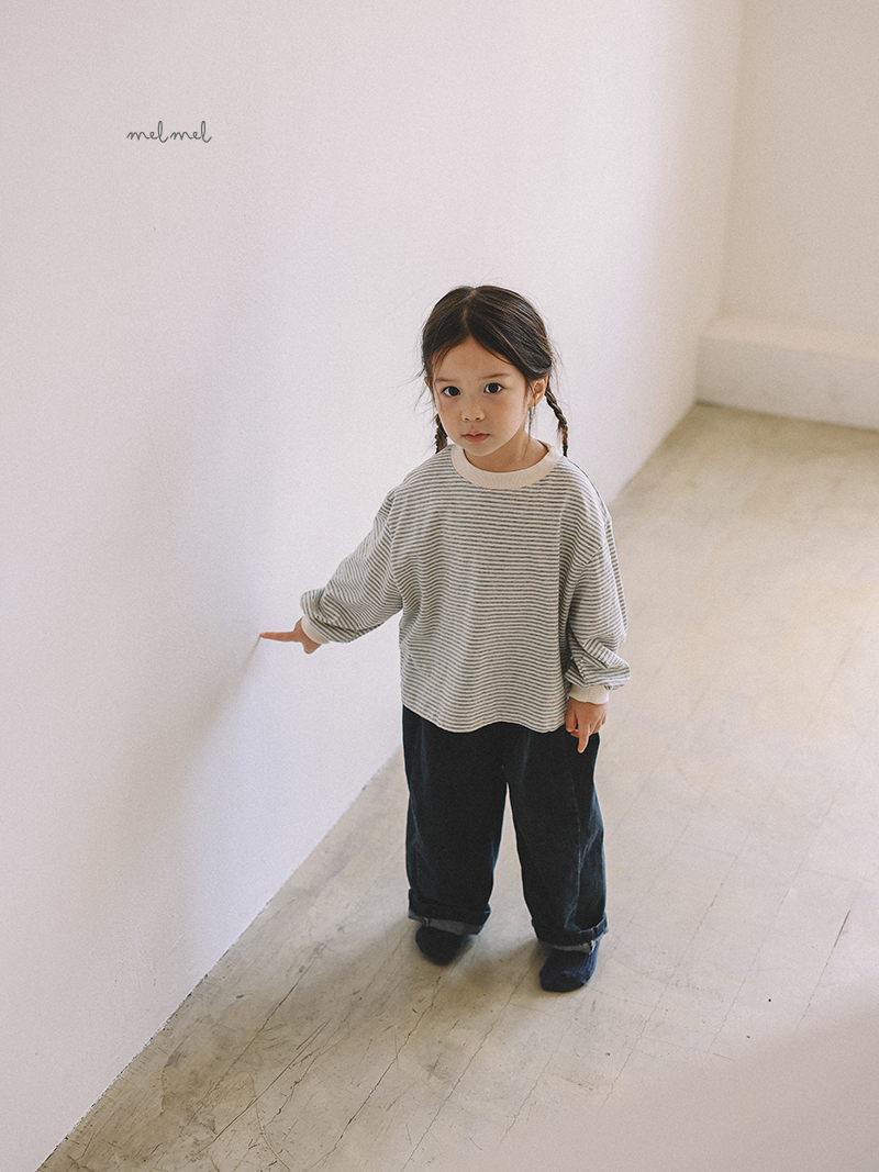Melmel - Korean Children Fashion - #todddlerfashion - Loose Fit Denim Pants - 10