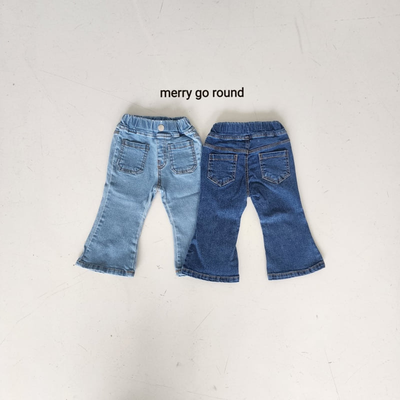 Merry Go Round - Korean Children Fashion - #Kfashion4kids - Pocket Bootcut Pants