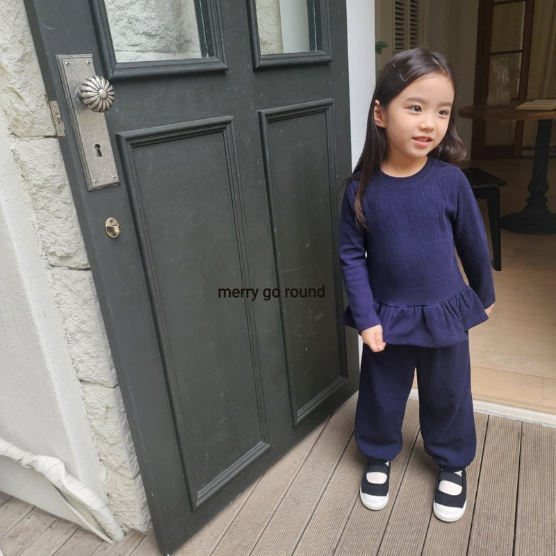 Merry Go Round - Korean Children Fashion - #Kfashion4kids - Bongbong Set - 2