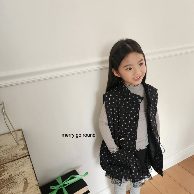 Merry Go Round - Korean Children Fashion - #childofig - Tiny Flower String Vest - 10