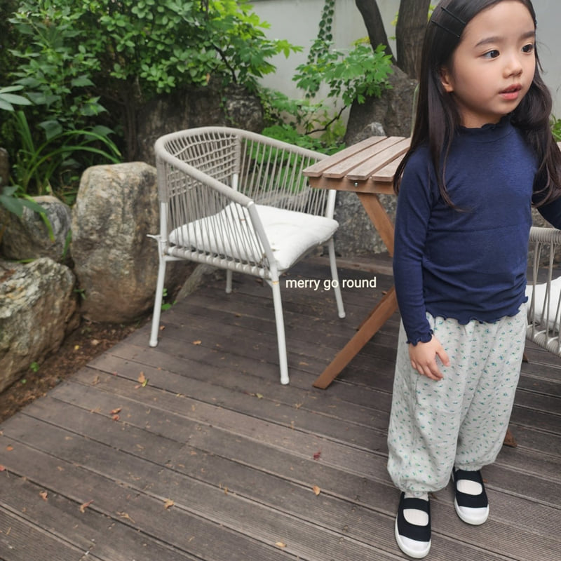 Merry Go Round - Korean Children Fashion - #childofig - Jelly Mock Neck Tee - 8