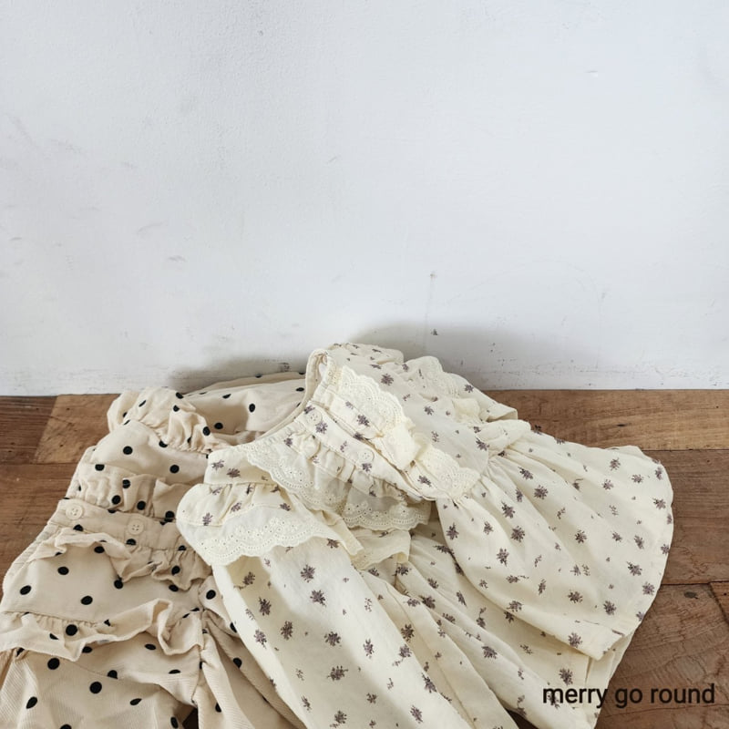Merry Go Round - Korean Children Fashion - #childofig - Frill Blouse