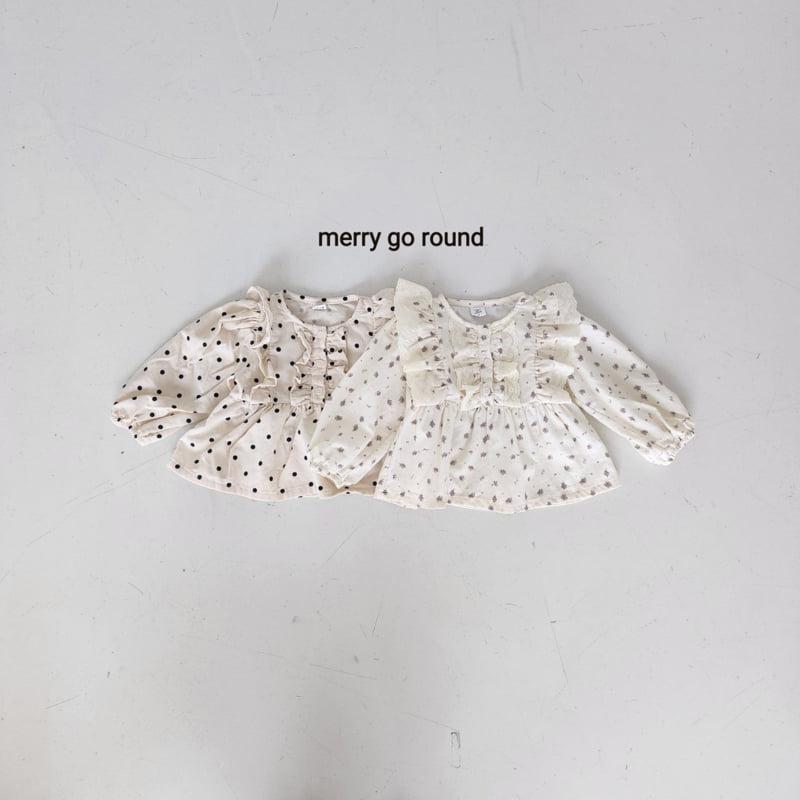 Merry Go Round - Korean Children Fashion - #childofig - Frill Blouse - 2