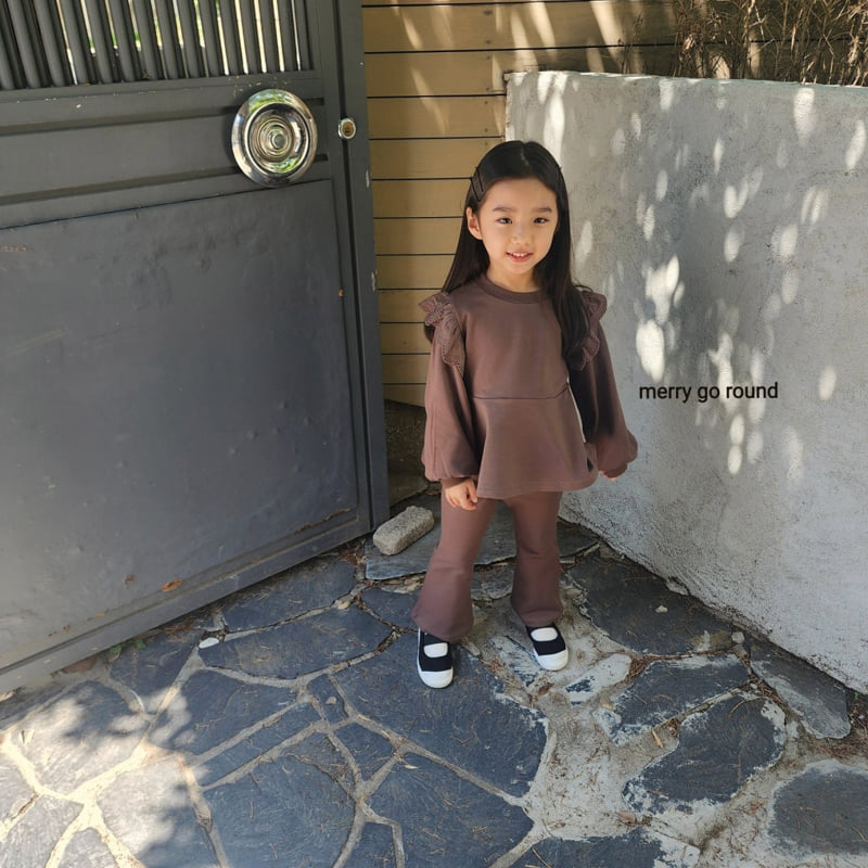 Merry Go Round - Korean Children Fashion - #childofig - Lovely Bootcut Set - 2