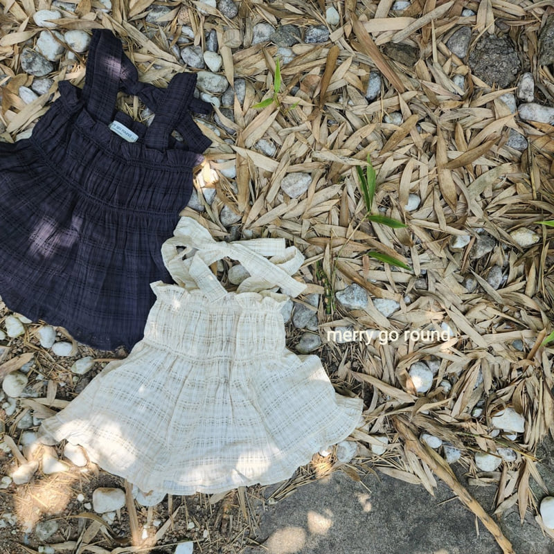 Merry Go Round - Korean Children Fashion - #childofig - Ribbon Frill Bustier